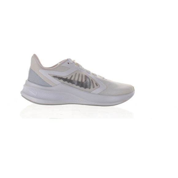 nike downshifter 10 white silver